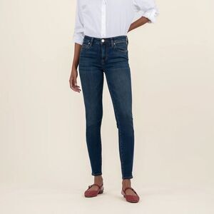 KUT from the Kloth Jeans Women's Size 10 Blue Mid Rise Toothpick Skinny Stretch